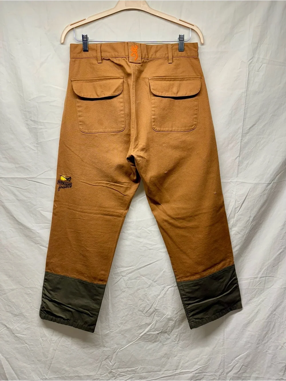 Browning Two-Tone Pheasant Hunting Pants in Brown and Olive